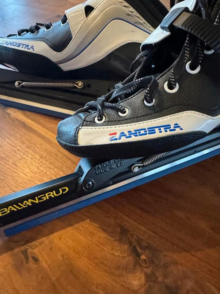 Zandstra Klapschaatsen, Sport en Fitness, Schaatsen, Gebruikt, Noren, Zandstra, Klapschaats, Ophalen of Verzenden