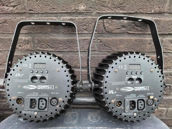 Showtec Power Spot 9 Q5 - Set van 2, Muziek en Instrumenten, Licht en Laser, Gebruikt, Licht, Geluidgestuurd, Kleur, Ophalen of Verzenden