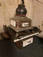 Platte buis kachel, Ophalen, Gebruikt, Houtkachel, Vrijstaand