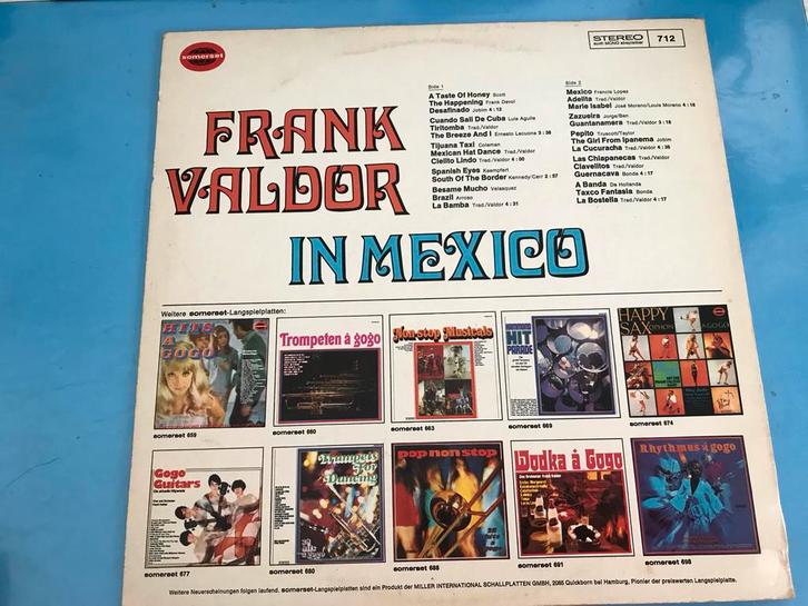 LP Frank Valdor - In Mexico - Origineel, Cd's en Dvd's, Vinyl | Latin en Salsa, Gebruikt, Ophalen of Verzenden