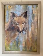 Schilderij van Gerda Onnes -  De vos 70x50 cm t.e.a.b., Antiek en Kunst, Ophalen