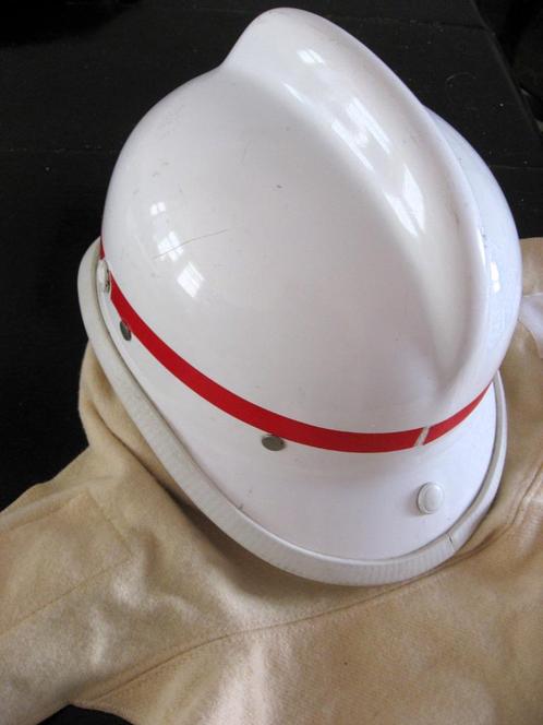 Vintage brandweerhelm uit de  jaren 80, Verzamelen, Militaria | Algemeen, Overige soorten, Helm of Baret, Nederland, Ophalen of Verzenden