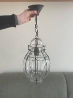 Venetiaanse hanglamp van glas, Huis en Inrichting, Ophalen, Gebruikt, Glas, Minder dan 50 cm