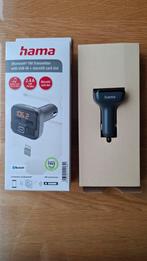 Hama Bluetooth FM transmitter met USB-IN + microSD card slot, Telecommunicatie, Ophalen of Verzenden, Zo goed als nieuw
