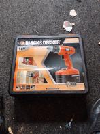 Black & Decker 18V Schroefmachine, Gebruikt, Variabele snelheid, Ophalen of Verzenden, Boor- en Schroefmachine