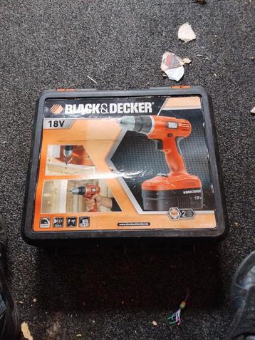 Black & Decker 18V Schroefmachine beschikbaar voor biedingen