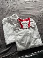 Uniform wit met rode rand maat L, Haen, Ophalen of Verzenden, Zo goed als nieuw, Uniform zorgmedewerker