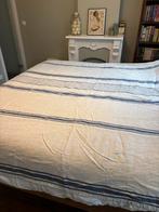Linnen sprei 223x230cm - Zo goed als nieuw!, Huis en Inrichting, Slaapkamer | Beddengoed, Beige, Tweepersoons, Ophalen of Verzenden