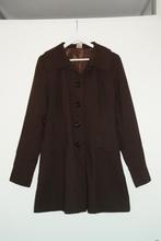 Te koop: Mantel of jas Foxy Fashion, maat 42, bruin, knopen, Foxy Fashion, Bruin, Maat 42/44 (L), Ophalen of Verzenden