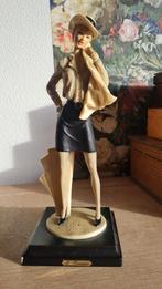Vittorio Tessaro Beeldje - Elegante Dame, Antiek en Kunst, Kunst | Beelden en Houtsnijwerken, Ophalen of Verzenden