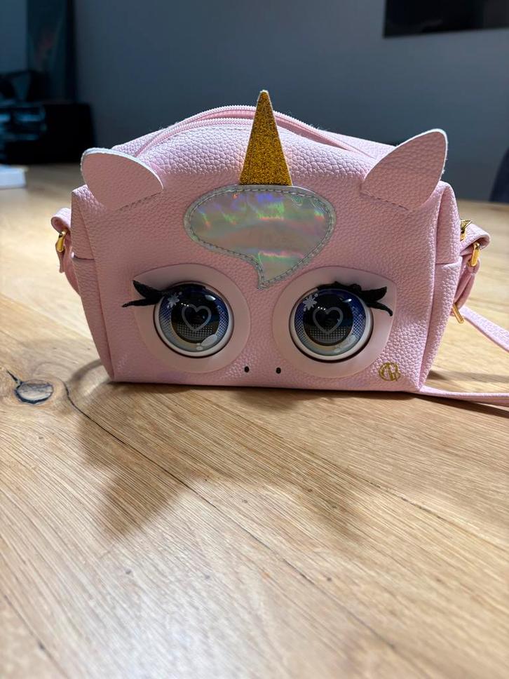Purse Pets - Glamicorn Eenhoorn Interactieve Tas en Knuffel, Kinderen en Baby's, Speelgoed | Overig, Zo goed als nieuw, Jongen of Meisje