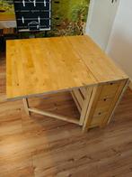 Klassieke Ikea Norden klaptafel, Huis en Inrichting, Ophalen of Verzenden, Zo goed als nieuw, Minder dan 100 cm