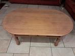 Licht eiken salontafel in prima staat, Huis en Inrichting, Ophalen, Gebruikt, 100 tot 150 cm, Eikenhout