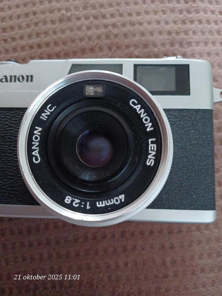 Canon canonet fotocamera/fototoestel  17,50€, Audio, Tv en Foto, Fotocamera's Analoog, Spiegelreflex, Canon, Ophalen of Verzenden