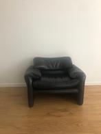 fauteuil cassina, Huis en Inrichting, Ophalen, 125 tot 150 cm, Leer, Zo goed als nieuw