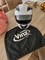 Mooie witte helm Vinz, maat M., Motoren, Kleding | Motorhelmen, Ophalen, Tweedehands, Integraalhelm, Overige merken