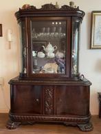 Venetiaanse vitrinekast Lodewijk de XVI stijl met leeuwenpo, Antiek en Kunst, Antiek | Meubels | Kasten, Ophalen