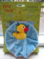 Knuffeldoek eend of eendje Ente Nelli merk Die Spiegelburg, Ophalen of Verzenden, Nieuw, Eend