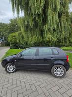 Volkswagen Polo 1.4 55KW 2003 Zwart, Auto's, Voorwielaandrijving, Stof, 74 pk, 4 cilinders