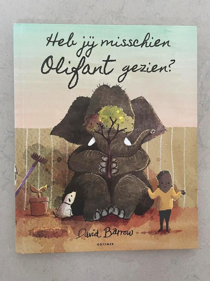Heb jij misschien Olifant gezien? - David Barrow, Boeken, Kinderboeken | Jeugd | onder 10 jaar, Zo goed als nieuw, Sprookjes, Ophalen of Verzenden