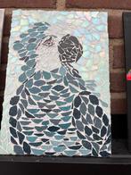 Mozaïek Kunstwerk: Grijze Roodstaart Papegaai, Ophalen of Verzenden