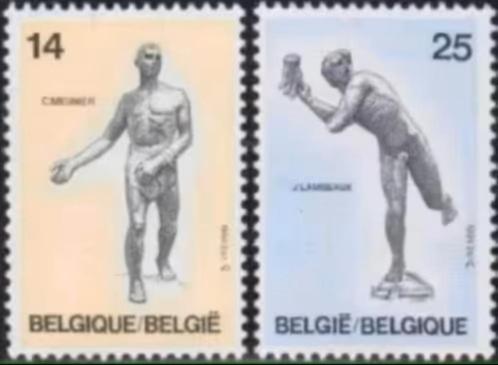 België 1991 - OBP 2400-2401  -  Sculpturen uit de 19e eeuw, Postzegels en Munten, Postzegels | Europa | België, Postfris, Frankeerzegel