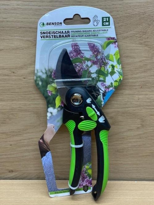 Snoeischaar verstelbare heftgrote 21cm., Tuin en Terras, Snoeischaren, Nieuw, Minder dan 20 mm, Ophalen of Verzenden