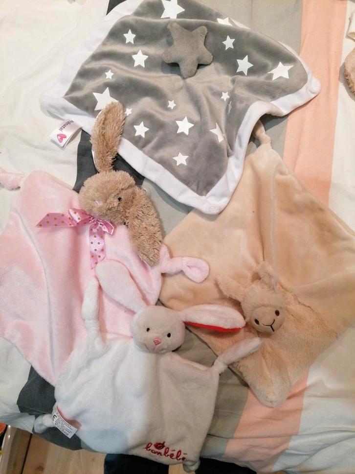 4 Knuffeldoekjes - Ster, Konijn, Lama, Kinderen en Baby's, Speelgoed | Babyspeelgoed, Nieuw, Overige typen, Ophalen of Verzenden