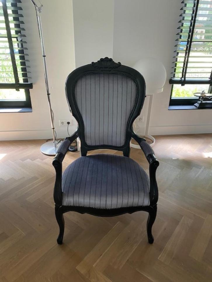 Louis XVI stoel, Huis en Inrichting, Stoelen, Zo goed als nieuw, Eén, Hout, Stof, Overige materialen, Ophalen