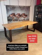 Nieuwe icatchers Mercury boomstamtafel 220x100cm mango €450, Ophalen, ., Nieuw, .