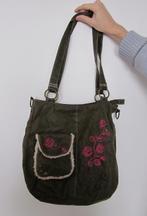 brunotti tas damestas rozen handtas green shopper hand bag +, Ophalen of Verzenden, Gebruikt, Overige kleuren, Handtas