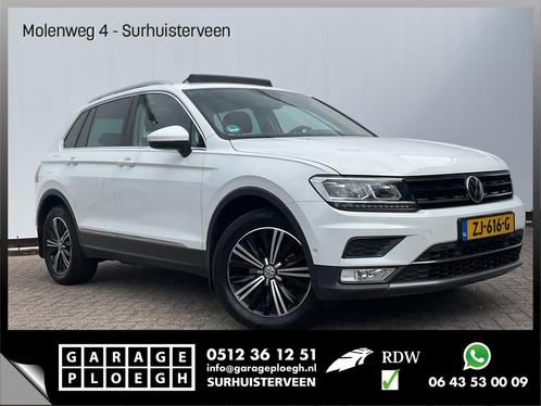 Volkswagen Tiguan 2.0 TDI 150pk Aut7 Highline 4Motion Pano T, Auto's, Volkswagen, Bedrijf, Te koop, Tiguan, 4x4, ABS, Adaptive Cruise Control