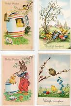 13 oude wenskaarten voor Pasen, Verzamelen, Ansichtkaarten | Themakaarten, 1940 tot 1960, Feest(dag), Ongelopen, Ophalen of Verzenden