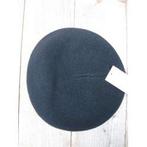 Zwarte gebreide wollen baret van Fiebig maat one size, Haven 49, Outlet schoonhoven, Nieuw, Pet