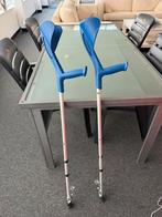 Elleboog krukken in hoogte verstelbaar met ijsdop, Diversen, Ophalen, In hoogte verstelbaar, Zo goed als nieuw