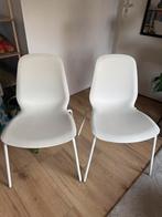 Twee ikea eetkamerstoelen, Huis en Inrichting, Ophalen, Zo goed als nieuw, Wit, Twee