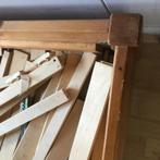 Bed 140x200x45 licht bruin, Ophalen, Gebruikt, Bruin, Tweepersoons