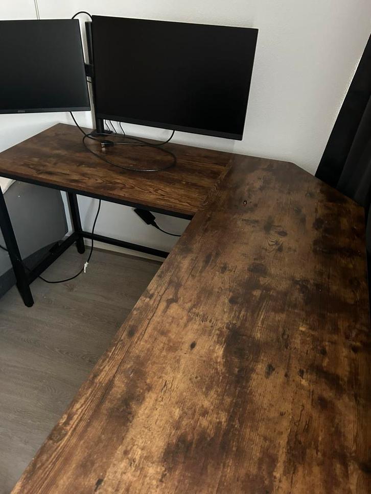 Hoek bureau, Huis en Inrichting, Bureaus, Gebruikt, Bureau, Ophalen of Verzenden