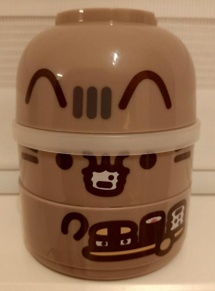 Pusheen Bento Box - 3 Bakjes, Huis en Inrichting, Keuken | Keukenbenodigdheden, Ophalen of Verzenden