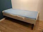 Opklapbed eenpersoons incl. matras - Texel, Huis en Inrichting, Ophalen, 90 cm, Eenpersoons, Wit