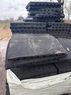 Gebruikte rubberen tegels 50x50x4 - 60m2, Ophalen, Gebruikt, Minder dan 180 cm, Overige typen
