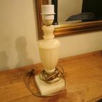 Albast Lampvoet - Nieuwe Bedrading, Huis en Inrichting, Lampen | Tafellampen, Overige materialen, Gebruikt, Klassiek, Ophalen of Verzenden