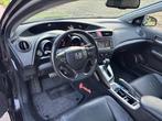 Honda Civic Automaat 5-Drs ECC Audio/Navi Leder Sportstoelen, Euro 5, Cruise Control, Gebruikt, Zwart