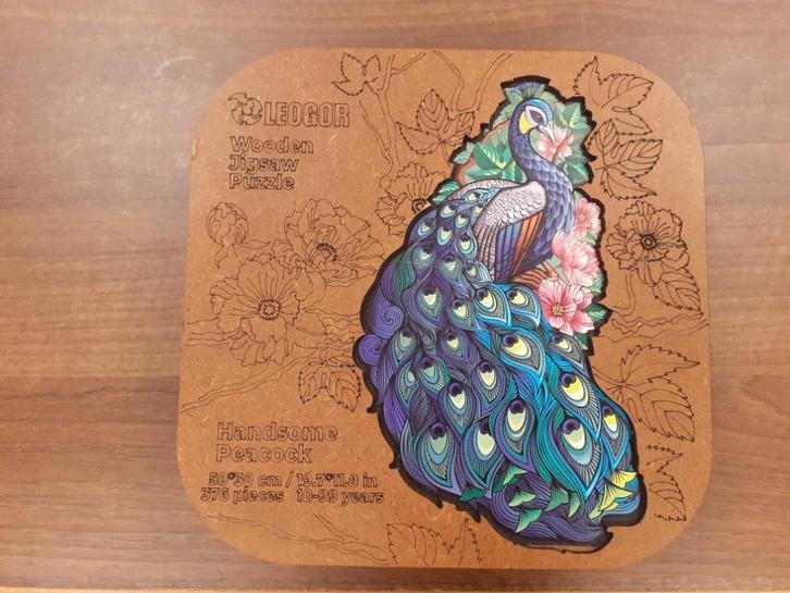 LEOGOR unieke houten puzzel Jigsaw Wooden puzzle, Hobby en Vrije tijd, Denksport en Puzzels, Zo goed als nieuw, Legpuzzel, Minder dan 500 stukjes