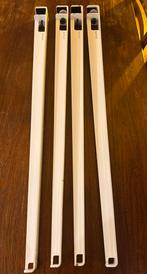 Tiptoe poten voor bar, statafel of stabureau (110 cm) - wit, Ophalen of Verzenden, In hoogte verstelbaar, Zo goed als nieuw