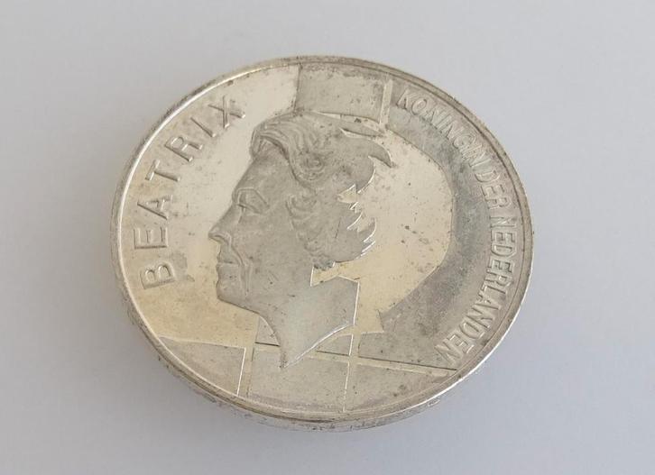 Zilver tientje munt 10 Gulden 1994 Beatrix - Benelux, Postzegels en Munten, Munten | Nederland, Losse munt, 10 gulden, Koningin Beatrix