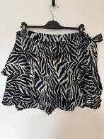 Seven Sisters - Zwarte Print Skort | Maat XL, Kort, Zwart, Maat 46/48 (XL) of groter, Ophalen of Verzenden