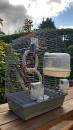 Vogelkooi compleet!, Dieren en Toebehoren, Ophalen, Gebruikt, Metaal, Vogelkooi