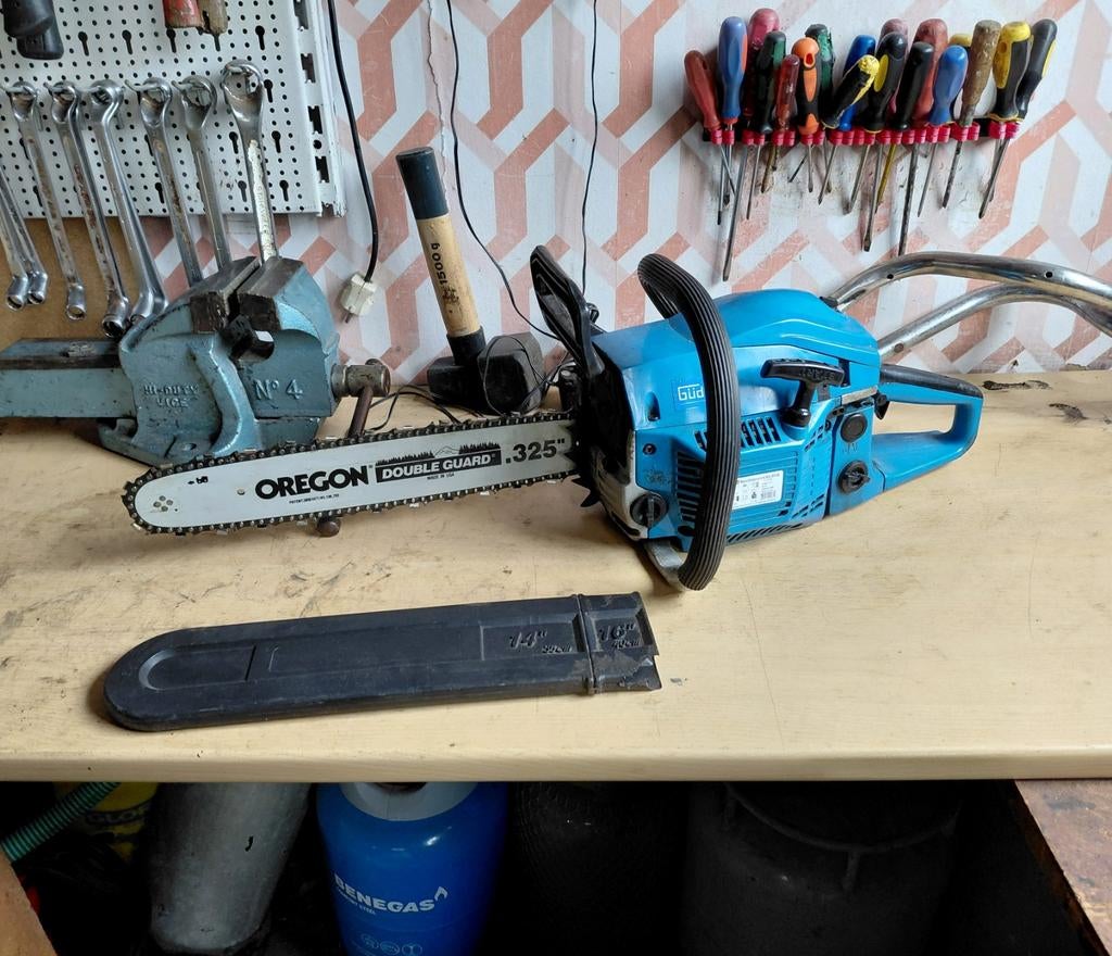 Güde kettingzaag, Ophalen, 1200 watt of meer, Kettingzaag, 30 tot 70 mm