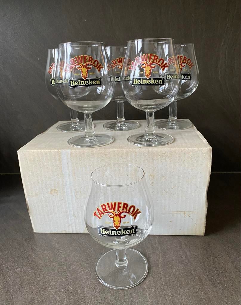 Heineken Tarwebok Glazen - Set van 6, Ophalen of Verzenden, Nieuw